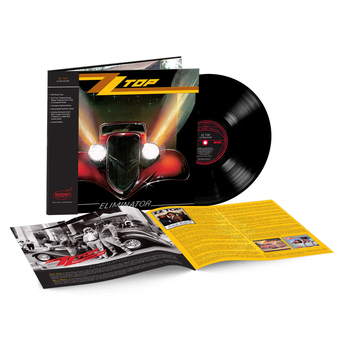 ZZ Top - Eliminator - Rhino Hi-Fi LP - VINYL