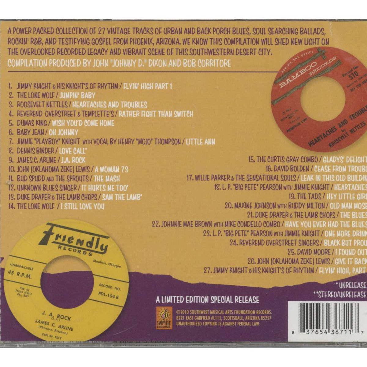 Various Artists - Flyin' High: A Collection Of Phoenix Blues, Rhythm, and Spirit From The 1950's And 60's - CD - VINYL