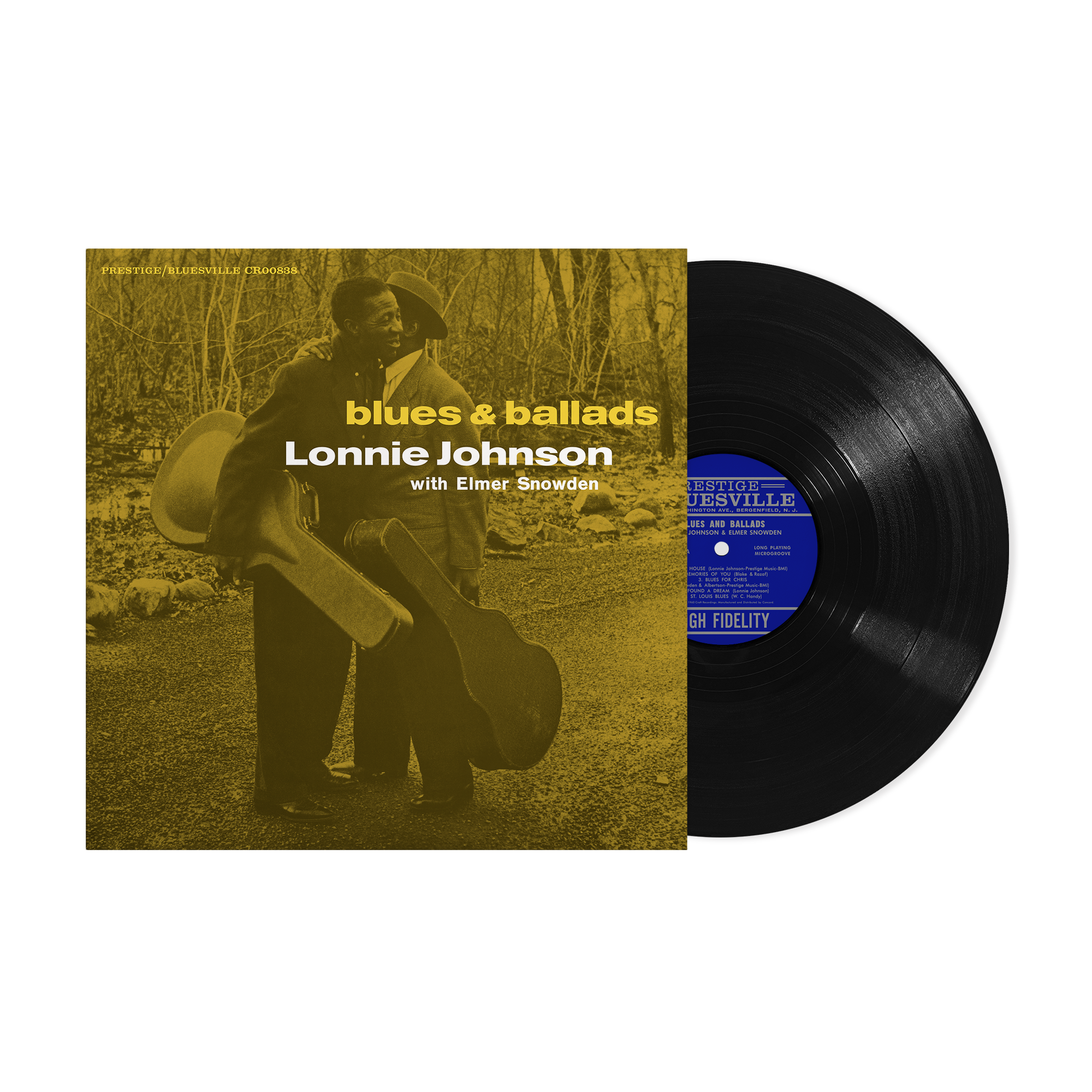 Lonnie Johnson - Blues & Ballads - Bluesville Acoustic Sound Series LP - VINYL