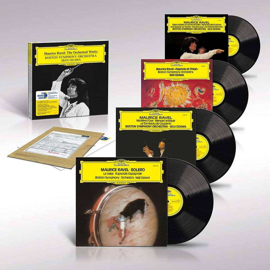 Seiji Ozawa & BSO - Ravel: The Orchestral Works - Original Source Series Boxed Set LP - VINYL