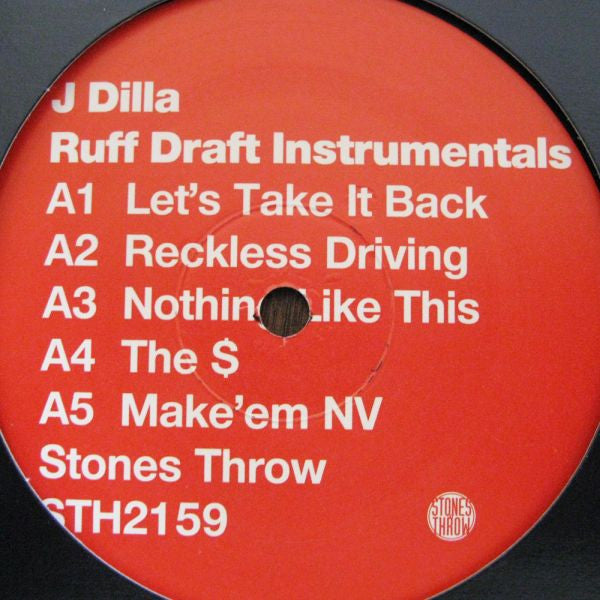 J Dilla - Ruff Draft Beats (Instrumentals) - LP - VINYL