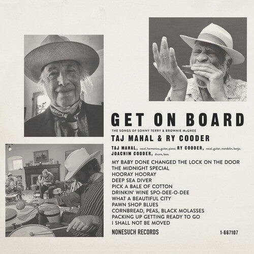 Taj Mahal & Ry Cooder - Get On Board - LP - VINYL