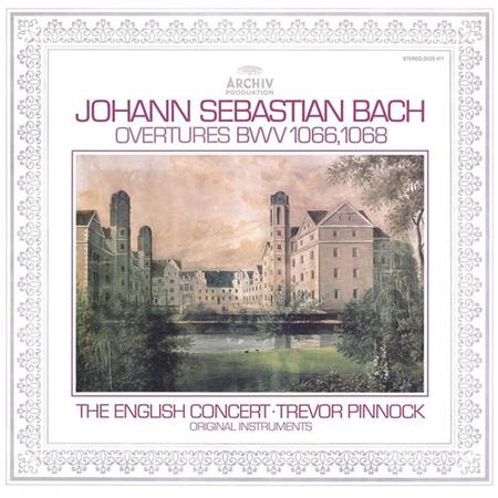 Trevor Pinnock/The English Concert - Bach: Overtures BWV 1066, 1068 - Original Source Series LP - VINYL