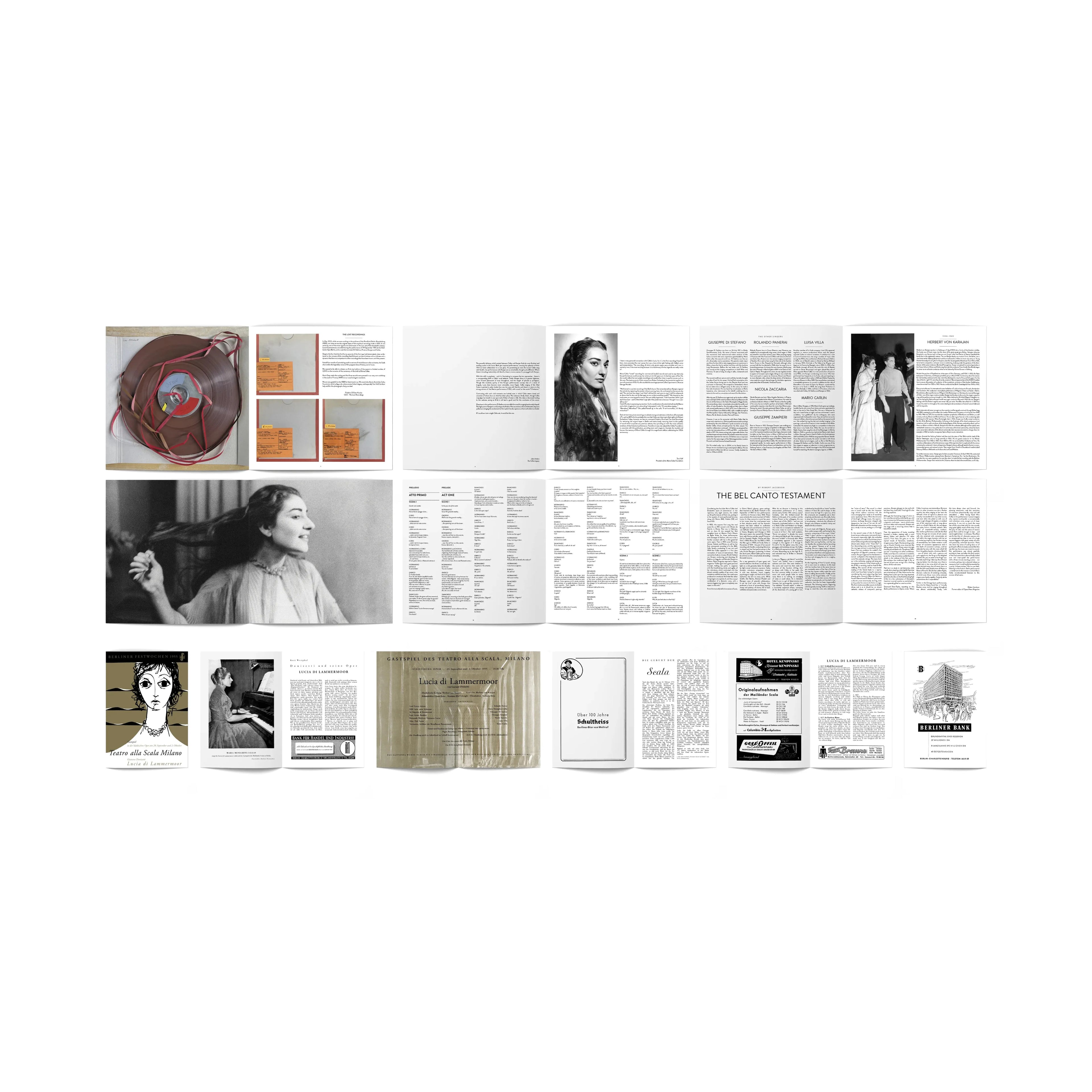 Maria Callas, von Karajan - Donizetti: Lucia Di Lammermoor - Berlin 1955 - The Lost Recordings Box Set LP - VINYL