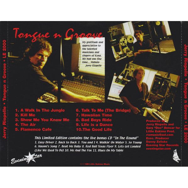 Jerry Riopelle - Tongue N Groove - CD - VINYL