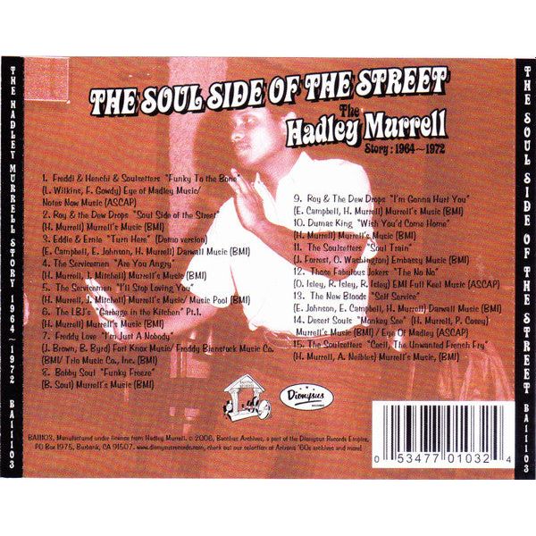 Various Artists - The Soul Side Of The Street (Hot Phoenix Soul Sides From The Vault Of Hadley Murrell) 1964-1972 - CD - VINYL