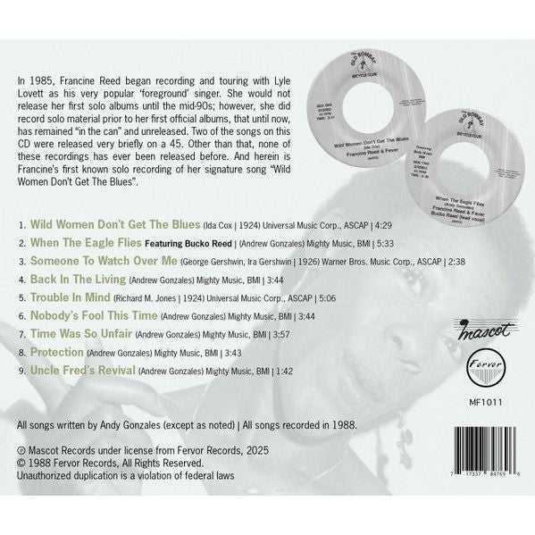 Francine Reed - Early Solo Recordings & Unreleased 80s Masters - CD - VINYL