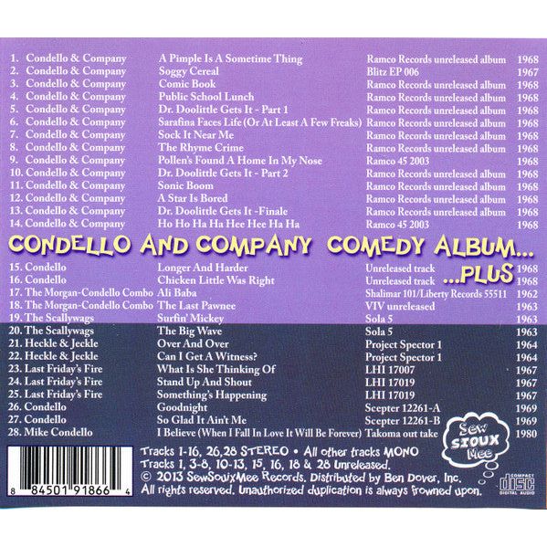 Mike Condello - Condello And Company Comedy Album ...Plus - CD - VINYL