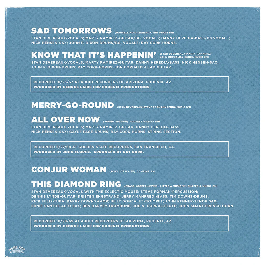 Stan Devereaux and The Trendsetters - Stars of the Southwest - 10" - VINYL