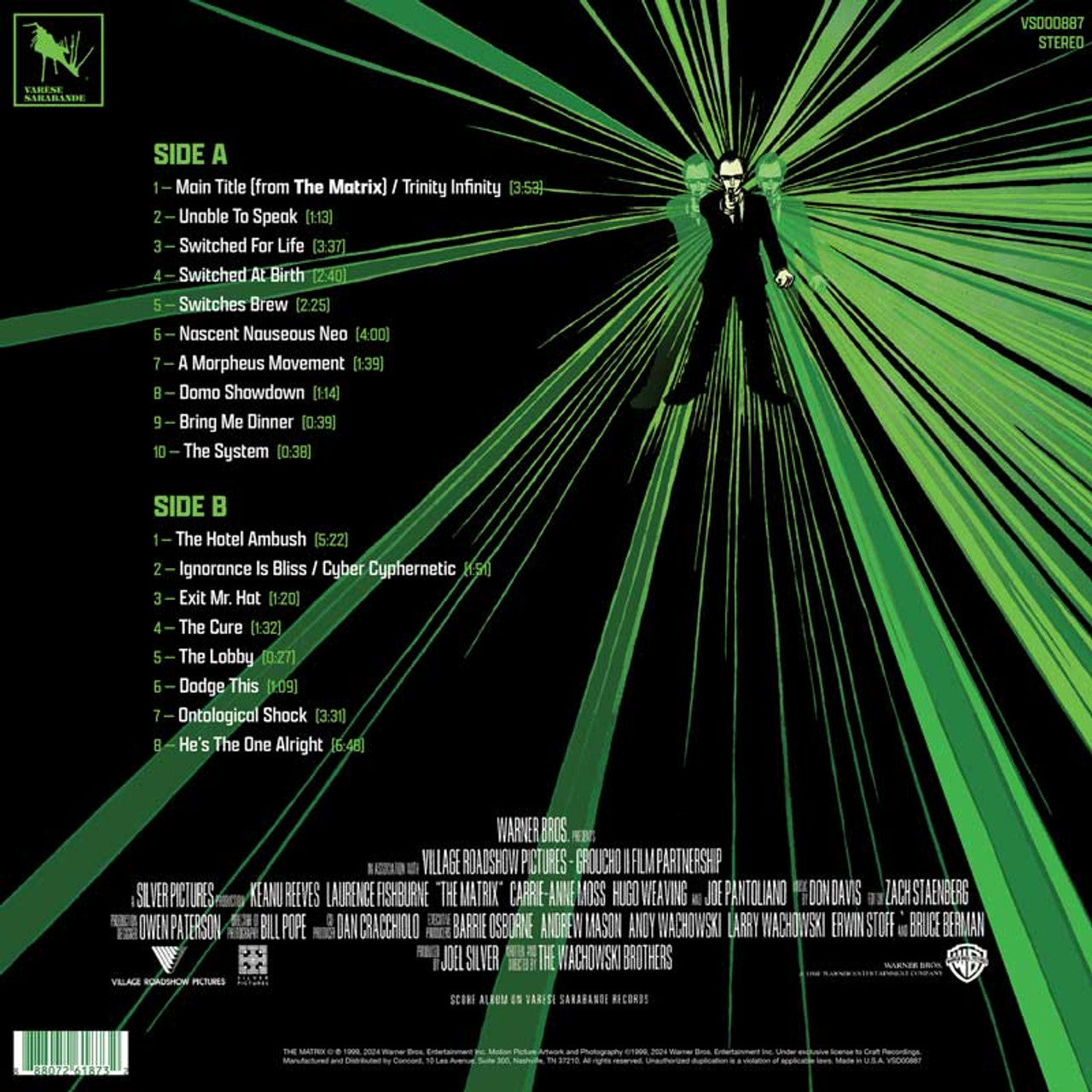 The Matrix (25th Anniversary) - Original Motion Picture Soundtrack - LP - VINYL