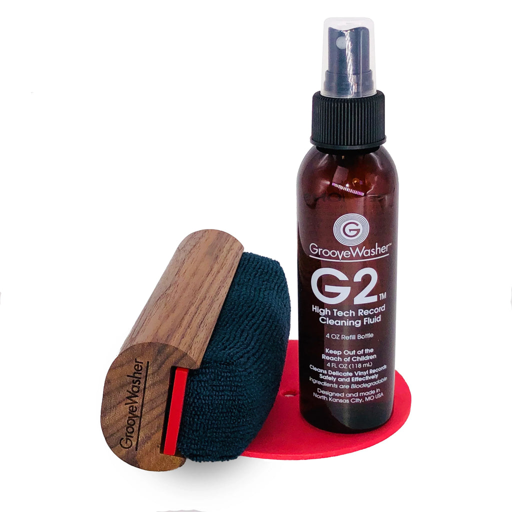 Groovewasher - Record Cleaning Kit The 'In' Groove Customer Edition in Walnut