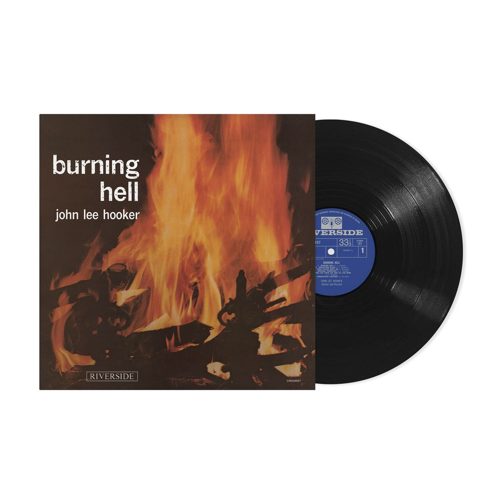 John Lee Hooker - Burning Hell - Bluesville Acoustic Sounds LP - VINYL
