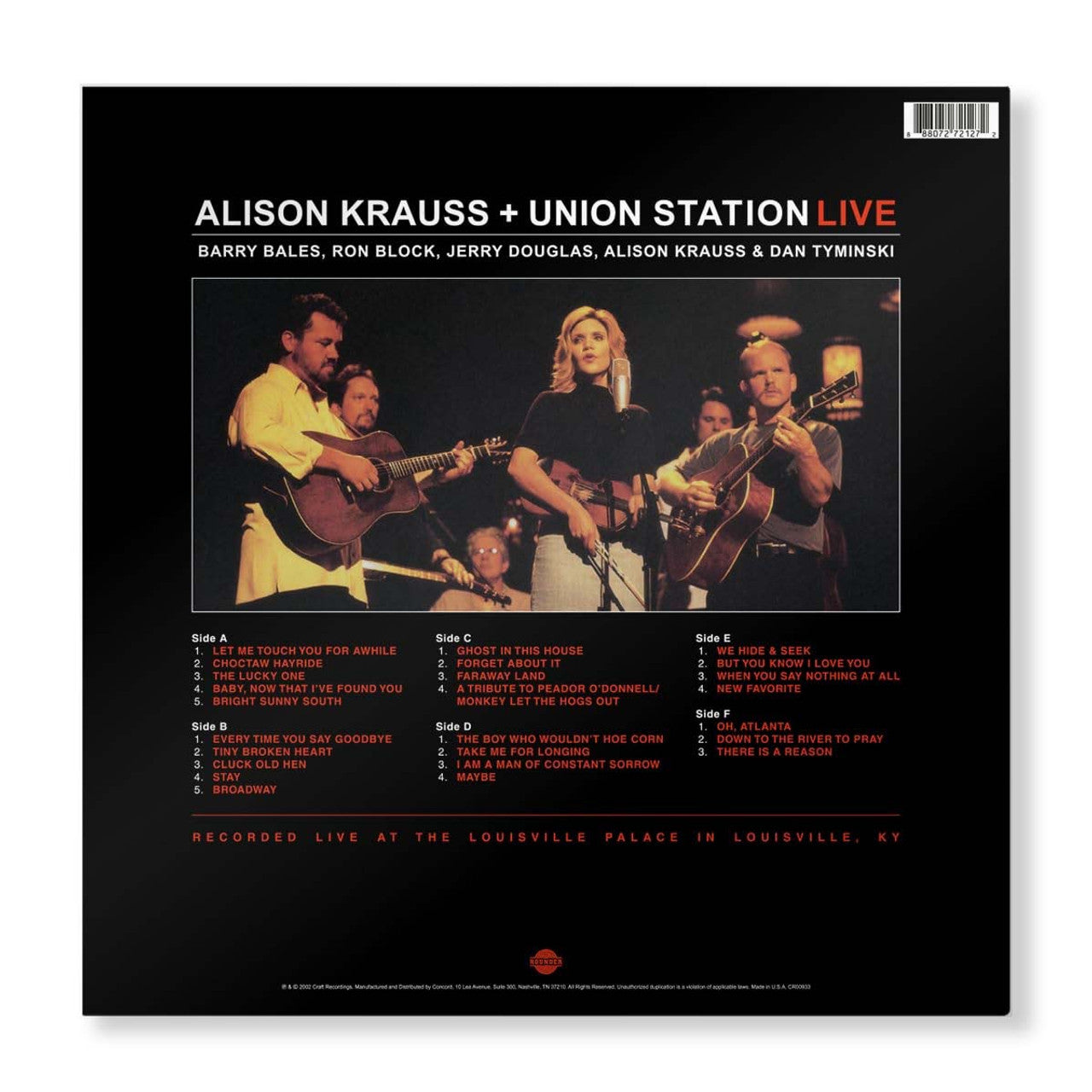 Alison Krauss & Union Station - Live - LP - VINYL