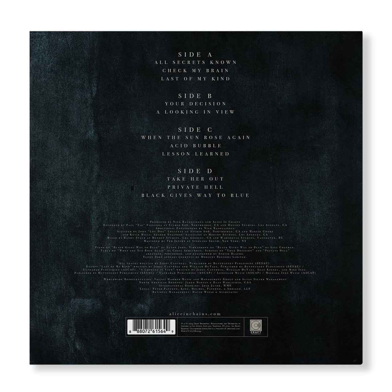 Alice in Chains - Black Gives Way to Blue - LP - VINYL