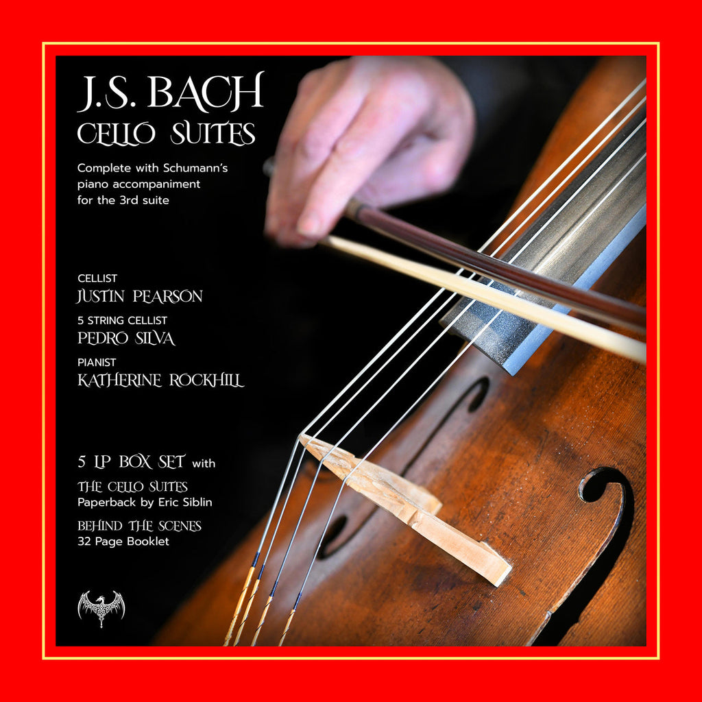 Justin Pearson, Pedro Silva & Katherine Rockhill - J.S. Bach Cello Suites - LP Box Set - VINYL