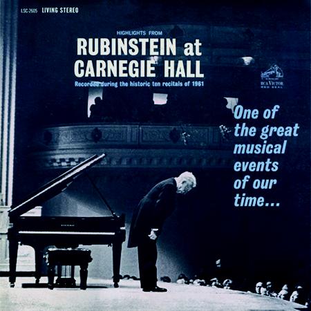 Arthur Rubinstein - Highlights From Rubinstein at Carnegie Hall - Analogue Productions LP - VINYL