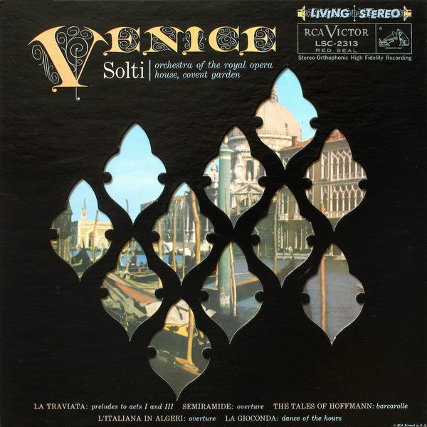 Georg Solti - Venice  (Royal Opera House Orchestra) - Analogue Productions LP - VINYL