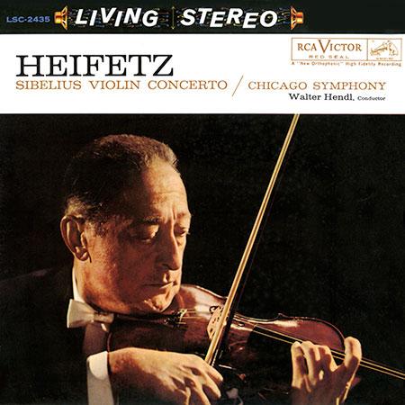 Walter Hendl - Sibelius: Violin Concerto in D Minor/ Jascha Heifetz, violin - Analogue Productions LP - VINYL
