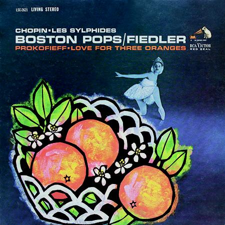 Arthur Fiedler, Boston Pops Orchestra - Chopin: Les Sylphides/Prokofieff: Love for Three Oranges - Analogue Productions LP - VINYL