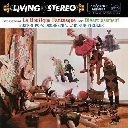 Arthur Fiedler, Boston Pops Orchestra - Rossini-Respighi: La Boutique Fantasque & Ibert: Divertissement - Analogue Productions LP - VINYL
