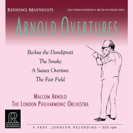 Malcolm Arnold, London Philharmonic Orchestra - Arnold Overtures - Reference Recordings LP - VINYL