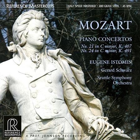 Gerard Schwarz - Mozart: Piano Concertos No. 21 & 24 - Reference Recordings 45rpm LP - VINYL