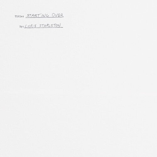 Chris Stapleton - Starting Over - LP - VINYL