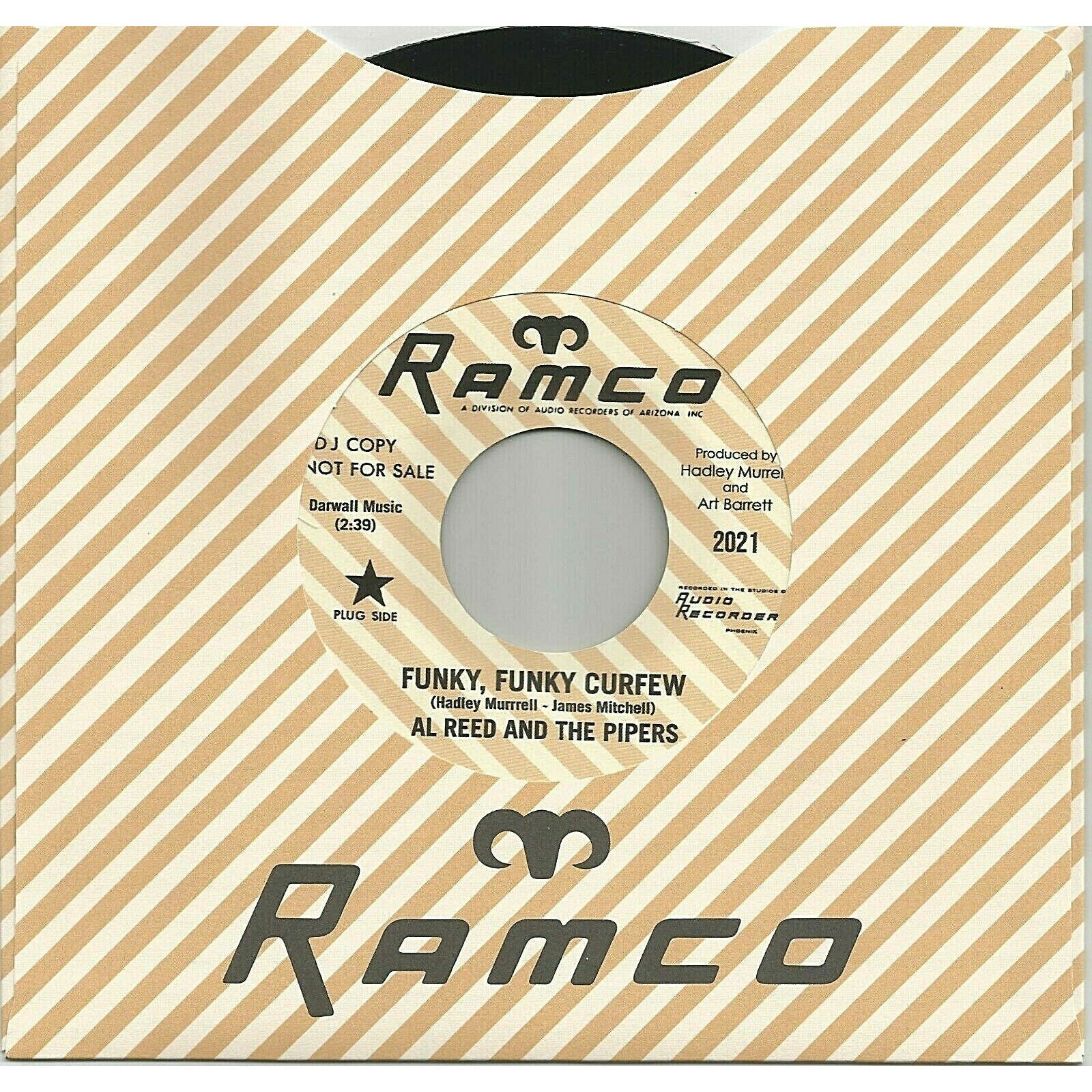 Al Reed / Soul Blenders Funky, Funky Curfew & Funky Night Club - 45 rpm 7" - VINYL